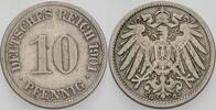 Kleinmünzen-Kaiserreich 10 Pfennig Grosser Adler -