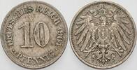 Kleinmünzen-Kaiserreich 10 Pfennig Grosser Adler -