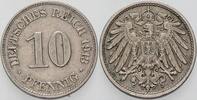 Kleinmünzen-Kaiserreich 10 Pfennig Grosser Adler -