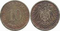 Kleinmünzen-Kaiserreich 10 Pfennig Grosser Adler -