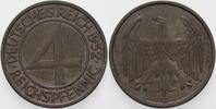 Kleinmünzen - Weimarer Republik 4 Reichspfennig Weimarer Republik -