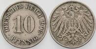 Kleinmünzen-Kaiserreich 10 Pfennig Grosser Adler -