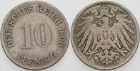 Kleinmünzen-Kaiserreich 10 Pfennig Grosser Adler -