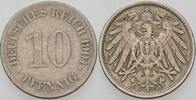 Kleinmünzen-Kaiserreich 10 Pfennig Grosser Adler -