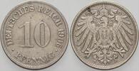 Kleinmünzen-Kaiserreich 10 Pfennig Grosser Adler -