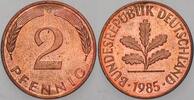 Kleinmünzen 2 Pfennig Bundesrepublik Deutschland -