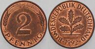 Kleinmünzen 2 Pfennig Bundesrepublik Deutschland -