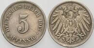 Kleinmünzen-Kaiserreich 5 Pfennig Grosser Adler -