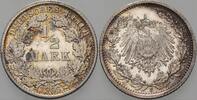 Kleinmünzen-Kaiserreich 1/2 Mark Grosser Adler -