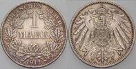 Kleinmünzen-Kaiserreich 1 Mark Grosser Adler -