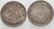 Kleinmünzen-Kaiserreich 20 Pfennig Kleiner Adler -