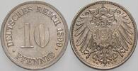 Kleinmünzen-Kaiserreich 10 Pfennig Grosser Adler -