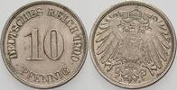 Kleinmünzen-Kaiserreich 10 Pfennig Grosser Adler -