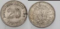 Kleinmünzen-Kaiserreich 20 Pfennig Kleiner Adler -