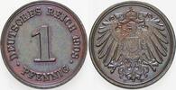 Kleinmünzen-Kaiserreich 1 Pfennig Grosser Adler -
