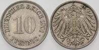 Kleinmünzen-Kaiserreich 10 Pfennig Grosser Adler -