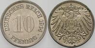 Kleinmünzen-Kaiserreich 10 Pfennig Grosser Adler -