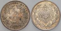 Kleinmünzen-Kaiserreich 1/2 Mark Grosser Adler -