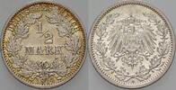 Kleinmünzen-Kaiserreich 1/2 Mark Grosser Adler -