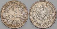 Kleinmünzen-Kaiserreich 1/2 Mark Grosser Adler -