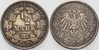 Kleinmünzen-Kaiserreich 1/2 Mark Grosser Adler -