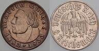 Gedenkmünze - Drittes Reich 2 Reichsmark Drittes Reich - Martin Luther -