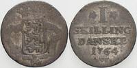 Dänemark 1 Skilling Rigsmont Frederik V. 1746-1766. -