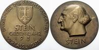 Personenmedaillen Bronzegussmedaille Stein, Heinrich Friedrich Karl Freiherr vom *1757 Nassau, +1831 Kappenberg. -