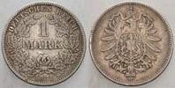 Kleinmünzen-Kaiserreich 1 Mark Kleiner Adler -