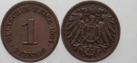 Kleinmünzen-Kaiserreich 1 Pfennig Grosser Adler -
