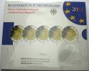 Deutschland 5 x 2 Euro 10 JAHRE EURO -