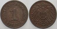 Kleinmünzen-Kaiserreich 1 Pfennig Grosser Adler -
