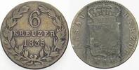 Nassau 6 Kreuzer Wilhelm 1816-1839. -