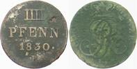 Hannover 4 Pfennige Georg IV. 1820-1830. -