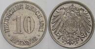 Kleinmünzen-Kaiserreich 10 Pfennig Grosser Adler -