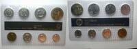 Kursmünzensätze 1 Pfennig - 2 Mark, 3,86 Mark + Medaille Deutsche Demokratische Republik -
