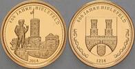 Bielefelder Medaillen Goldmedaille (585er) LEINEWEBER, SPARRENBURG -