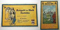 Deutsche Serienscheine 1 Mark Iserlohn-Stadt 1918-1922. -