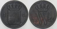 Niederlande-Königreich 1 Cent Wilhelm I. 1815-1840. -