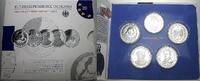 Deutschland 5 x 10 EURO SILBERGEDENKMÜNZENSET -