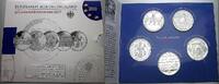 Deutschland 5 x 10 EURO SILBERGEDENKMÜNZENSET -