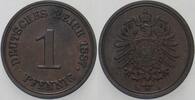 Kleinmünzen-Kaiserreich 1 Pfennig Kleiner Adler -