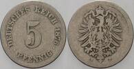 Kleinmünzen-Kaiserreich 5 Pfennig Kleiner Adler -