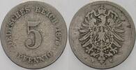 Kleinmünzen-Kaiserreich 5 Pfennig Kleiner Adler -