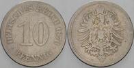 Kleinmünzen-Kaiserreich 10 Pfennig Kleiner Adler -