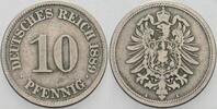 Kleinmünzen-Kaiserreich 10 Pfennig Kleiner Adler -