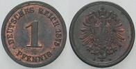 Kleinmünzen-Kaiserreich 1 Pfennig Kleiner Adler -
