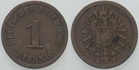 Kleinmünzen-Kaiserreich 1 Pfennig Kleiner Adler -