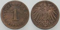 Kleinmünzen-Kaiserreich 1 Pfennig Grosser Adler -