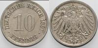 Kleinmünzen-Kaiserreich 10 Pfennig Grosser Adler -